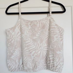 LOFT palm print camisole top